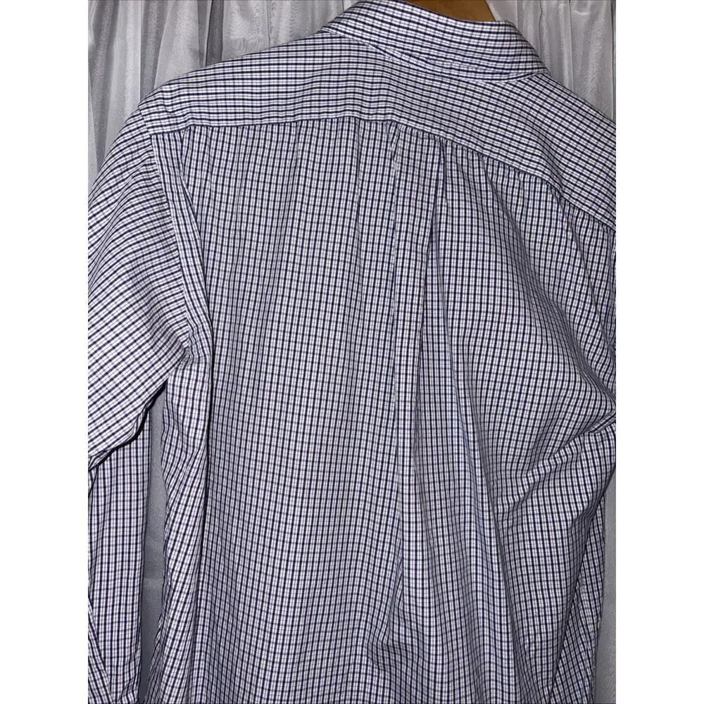 Polo Ralph Lauren Men Long Sleeve Button up Shirt Medium Size Classic Yarmouth